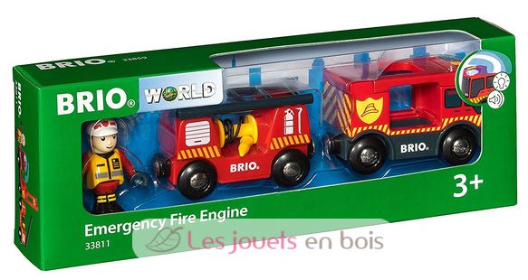 Camión de bomberos con sonido y luz BR33811 Brio 2