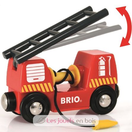 Camión de bomberos con sonido y luz BR33811 Brio 4