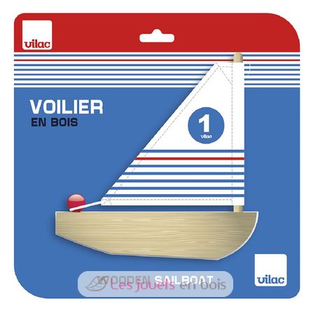 Velero de madera V3901 Vilac 2