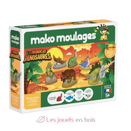 Set de moldeado Mundo de los dinosaurios MM-39109 Mako Créations 1