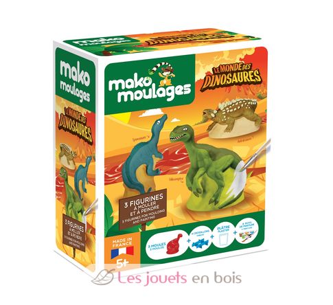 Caja de moldeo 3 dinosaurios MM-39097 Mako Créations 2