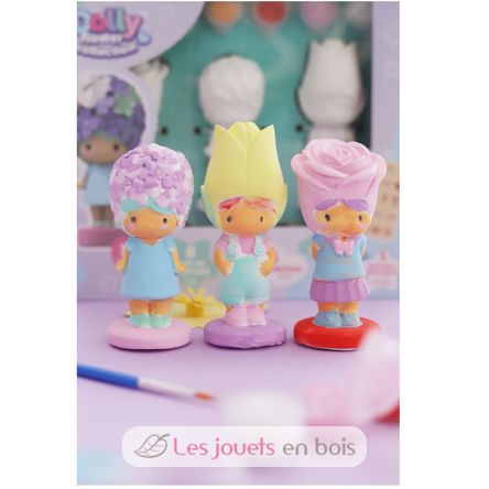 Figuritas Dolly Flower para pintar y decorar MM39200 Mako Créations 4