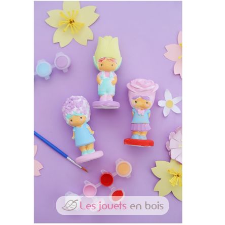 Figuritas Dolly Flower para pintar y decorar MM39200 Mako Créations 6