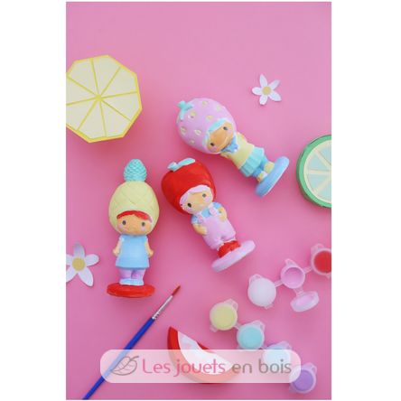 Figuritas Dolly Fruit para pintar y decorar MM39201 Mako Créations 7