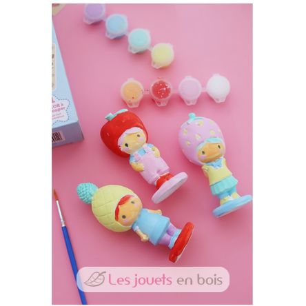 Figuritas Dolly Fruit para pintar y decorar MM39201 Mako Créations 8
