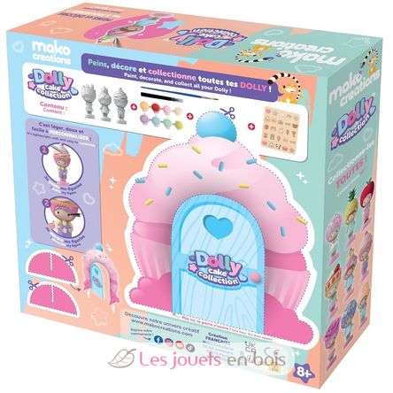 Figuritas Dolly Cake para pintar y decorar MM39202 Mako Créations 5