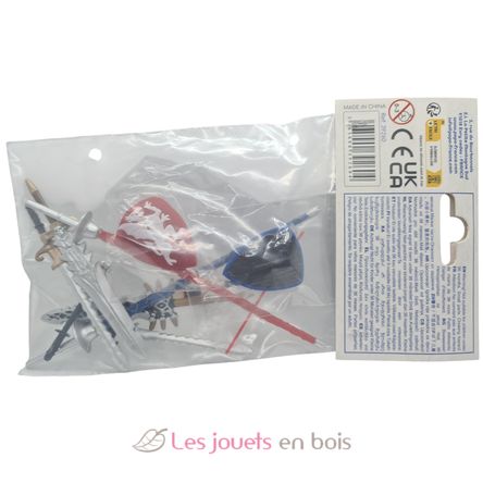 Conjunto de 10 accesorios para caballeros PA-39260 Papo 3