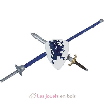 Conjunto de 10 accesorios para caballeros PA-39260 Papo 1