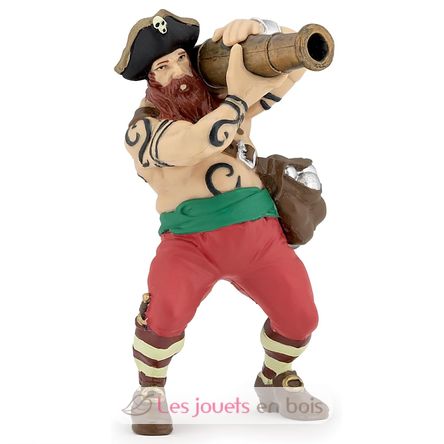 Figura pirata con cañón. PA-39439 Papo 1