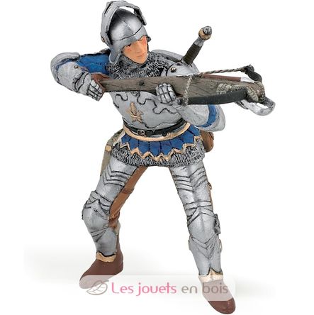 Figura de ballestero azul con armadura PA-39753 Papo 1