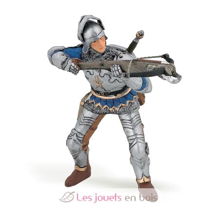 Figura de ballestero azul con armadura PA-39753 Papo 2