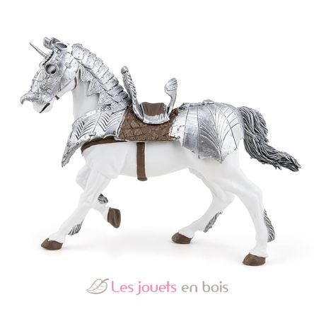 Figura de caballo blindado PA-39799 Papo 6