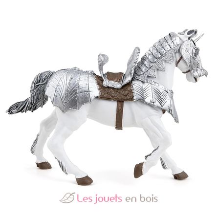 Figura de caballo blindado PA-39799 Papo 4