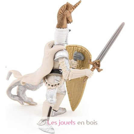 Figura del escudo del unicornio del maestro de armas PA39915-2872 Papo 4
