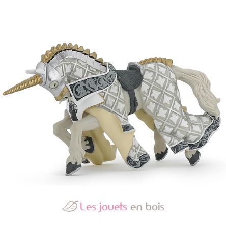 Caballo maestro de armas cresta de unicornio PA39916-2873 Papo 1