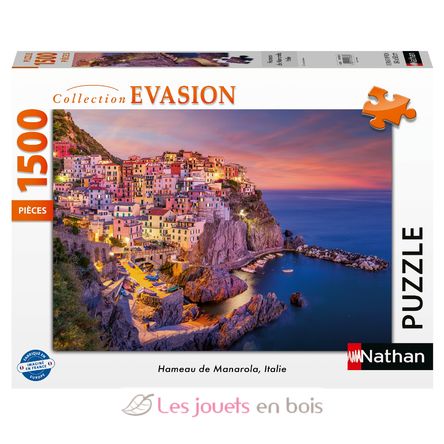 Puzzle Manarola en Italia 1500 piezas N12001533 Nathan 1