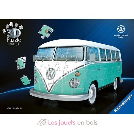 Puzzle 3D T1 Volkswagen 162 piezas RAV12008035 Ravensburger 8