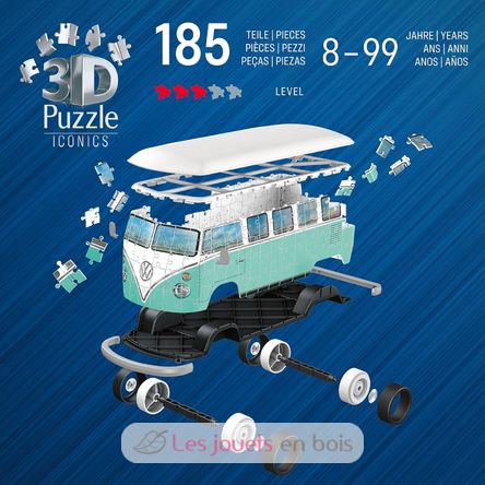 Puzzle 3D T1 Volkswagen 162 piezas RAV12008035 Ravensburger 2