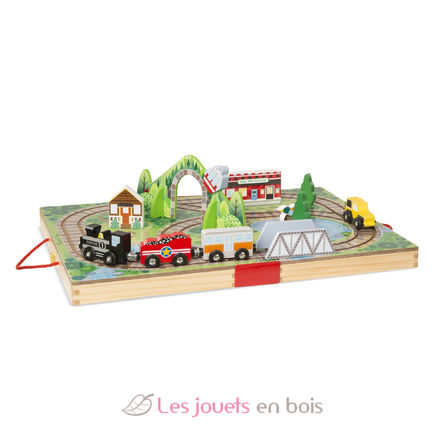 Ferrocarril para llevar a cualquier parte MD40140 Melissa & Doug 1