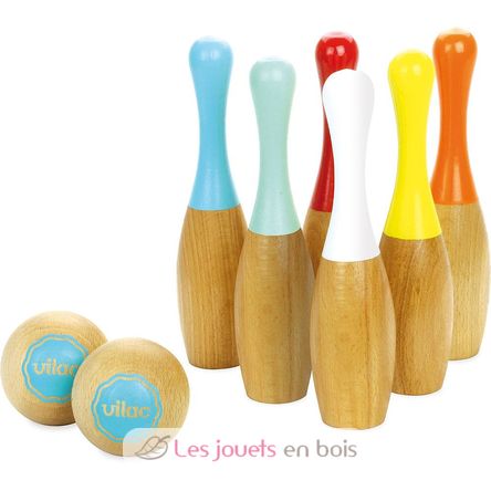 Juego de bolos bicolor V4033G Vilac 1