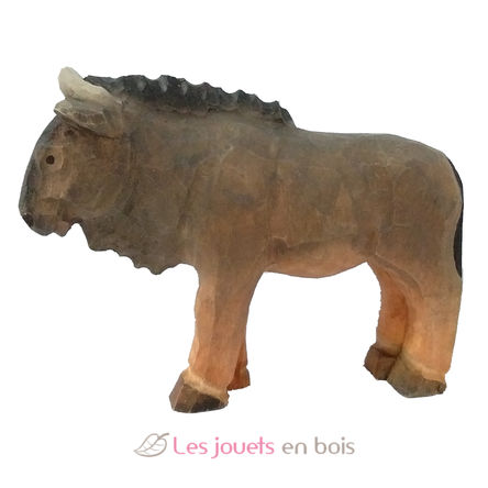 Figura ñu en madera WU-40475 Wudimals 1