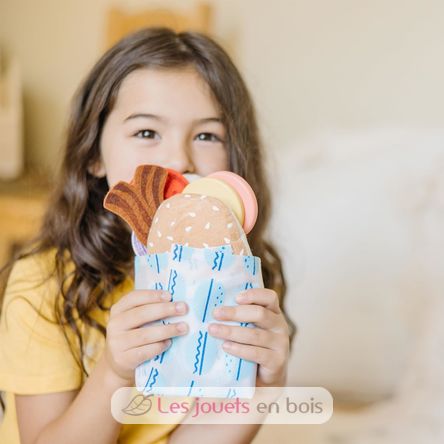 Mostrador de sándwiches de madera MD41650 Melissa & Doug 4