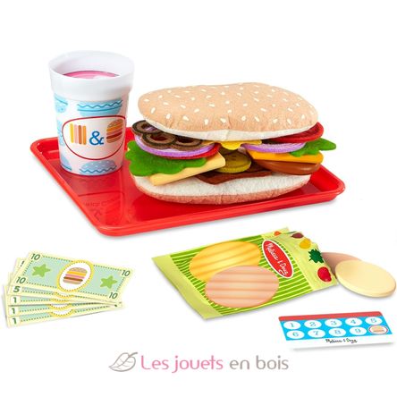Mostrador de sándwiches de madera MD41650 Melissa & Doug 2