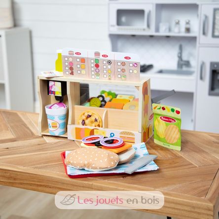 Mostrador de sándwiches de madera MD41650 Melissa & Doug 7