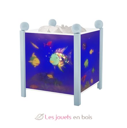 Linterna mágica de pez arco iris azul TR-4366C Trousselier 1
