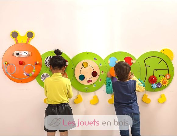 Panel de actividades de pared Oruga VG44557 Viga Toys 5