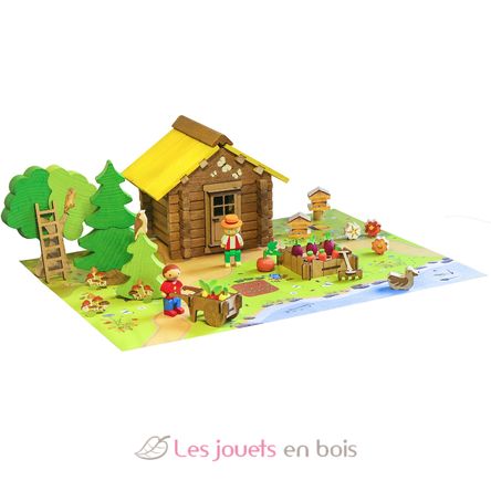 La Casa de la Naturaleza 95 piezas de madera JJ4601 Jeujura 3