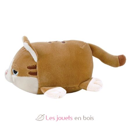 Peluche Mugi gato bebé marrón 11 cm NE-48927-36 Nemu Nemu 3