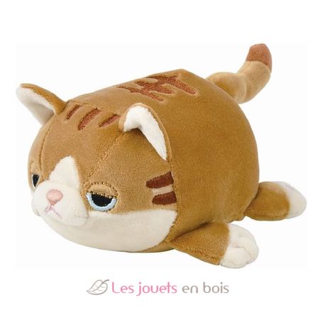 Peluche Mugi gato bebé marrón 11 cm NE-48927-36 Nemu Nemu 1