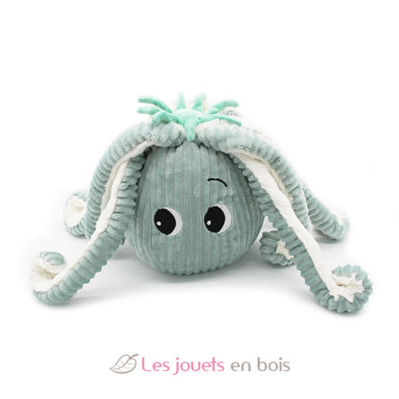 Peluche Filou pulpo verde menta Ptipotos DE74102 Les Déglingos 5