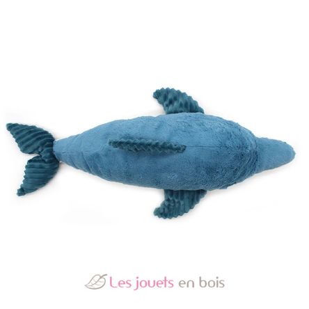 Mamá delfín de peluche y su bebé azul DE74901 Les Déglingos 5