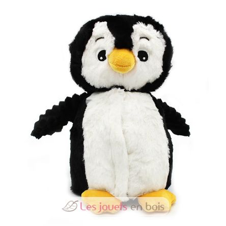 Mamá pingüino de peluche y su bebé negro DE75200 Les Déglingos 4