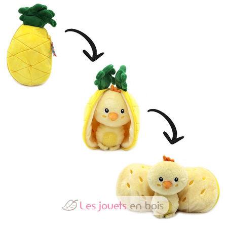 Flipetz Peluche Pollito Piña DE-80106 Les Déglingos 2