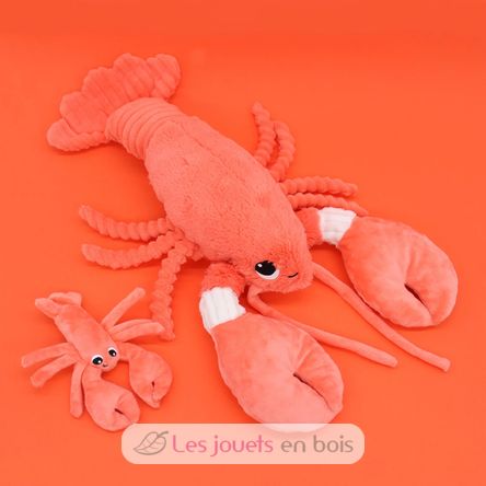 Mamá langosta de peluche y su bebé coral DE75601 Les Déglingos 5
