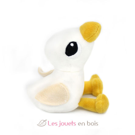 Mamá ganso de peluche y su bebé blanco DE76000 Les Déglingos 5