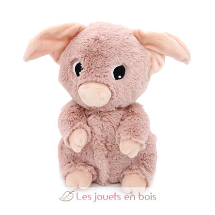 Mamá cerdita de peluche y su bebé rosa DE76020 Les Déglingos 5