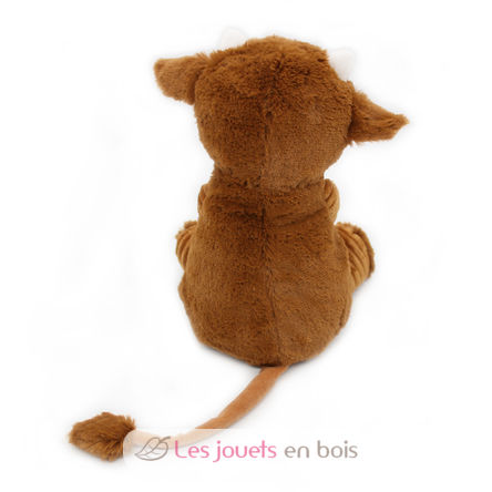 Mamá vaca de peluche y su bebé marrón DE76050 Les Déglingos 7