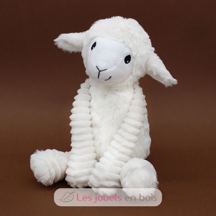 Mamá oveja de peluche y su bebé blanco DE76060 Les Déglingos 5
