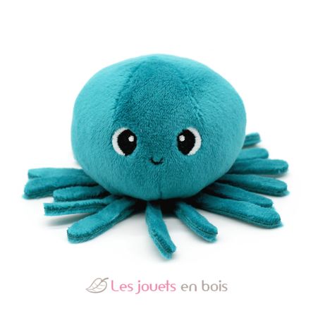 Mamá medusa de peluche y su bebé azul DE75900 Les Déglingos 7