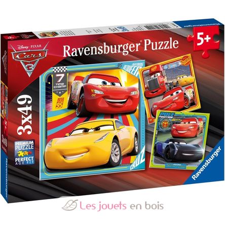 Puzzle Cars Las leyendas de la pista 3x49 pcs RAV08015 Ravensburger 1