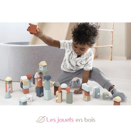 50 bloques de construcción de madera SM-SP1009 Speedy Monkey 4