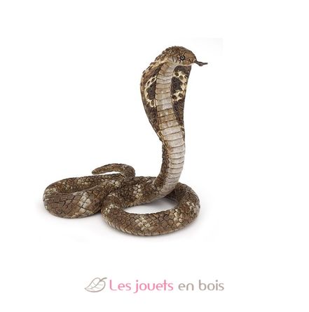 Figura de serpiente cobra real PA50164-3928 Papo 1