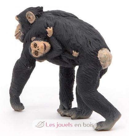 Figura de chimpancé y bebé PA50194 Papo 8