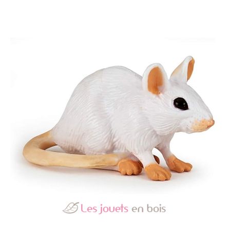 Figura de ratón blanco PA50222 Papo 1