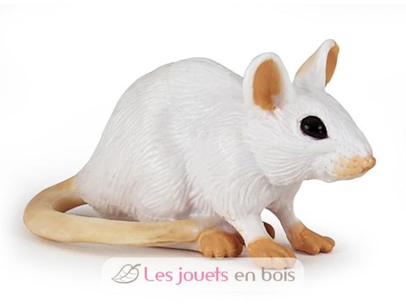 Figura de ratón blanco PA50222 Papo 1