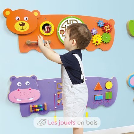 Panel de actividades de pared Oso VG50471 Viga Toys 4